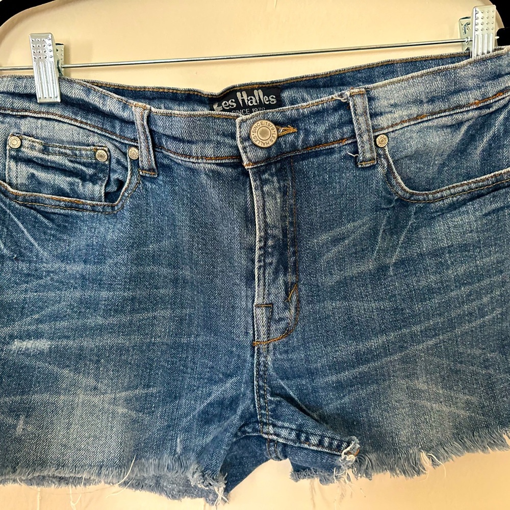 Les Halles Distressed Denim shorts size 27